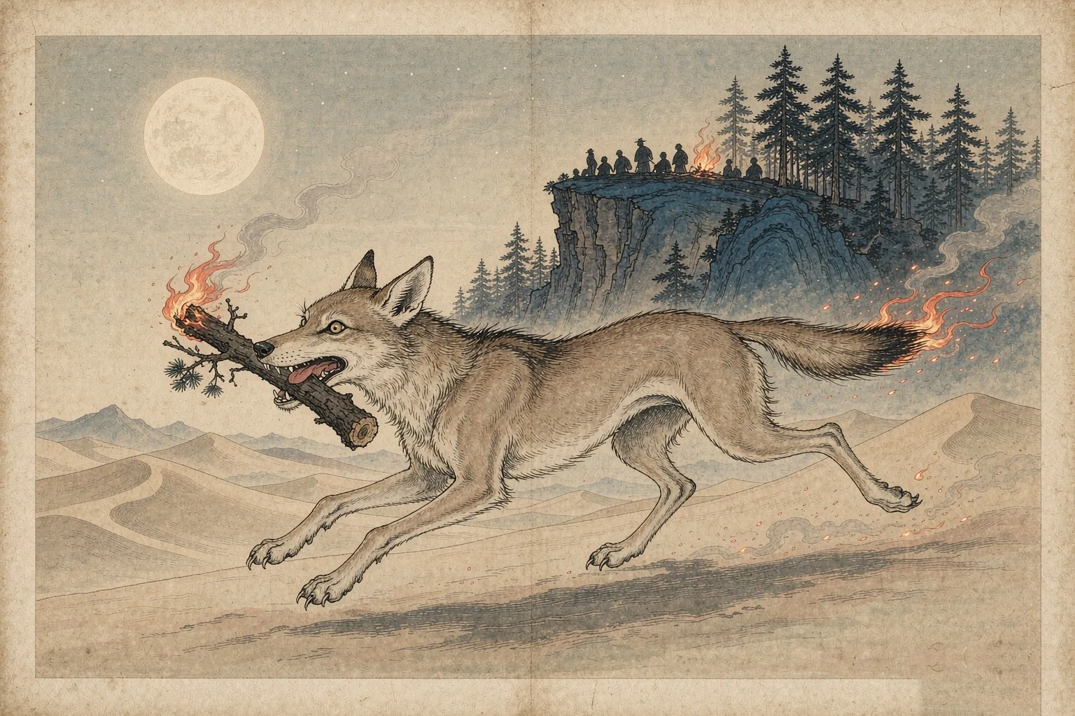 郊狼盗火封面