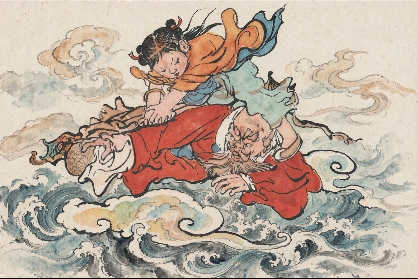 哪吒闹海封面