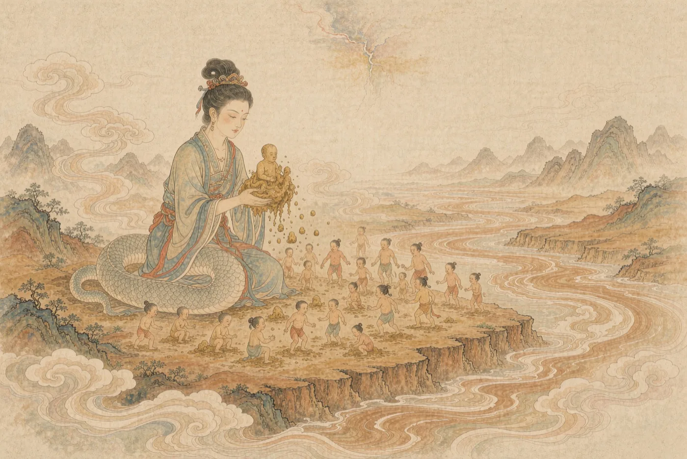 女娲造人封面